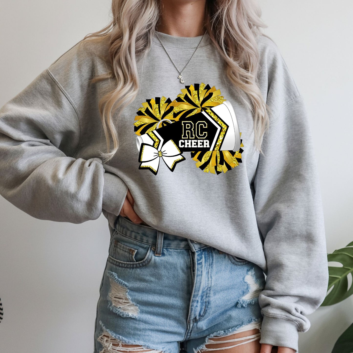 Comets Cheer Spirit Wear - White, Ash Grey Or Black - Gildan