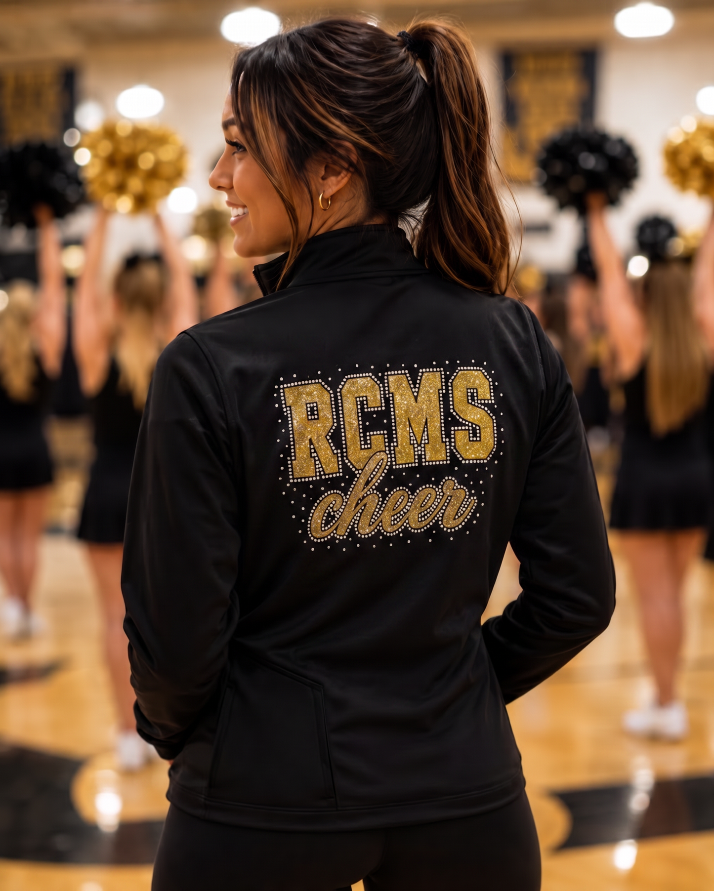 RCMS Cheer Jacket -Rhinestone and Glitter