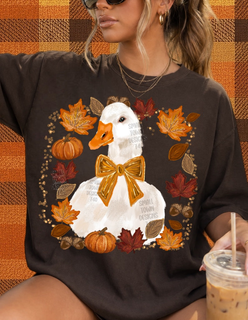 Fall Goose - Dark Brown Gildan Sweatshirt