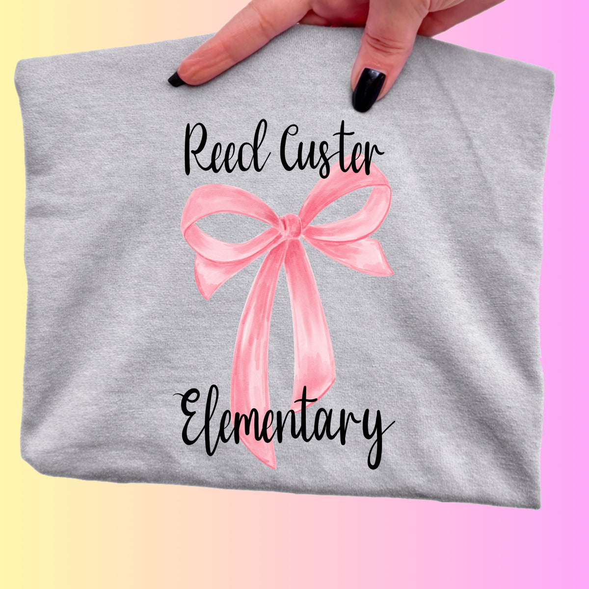 RCES Pink Bow Youth Tshirt, Sweatshirt or Hoodie