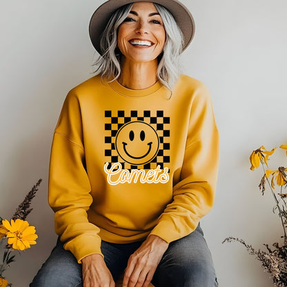 Gold, White or Sand Gildan Comets Sweatshirt - RC Logo Eye - All Sizes