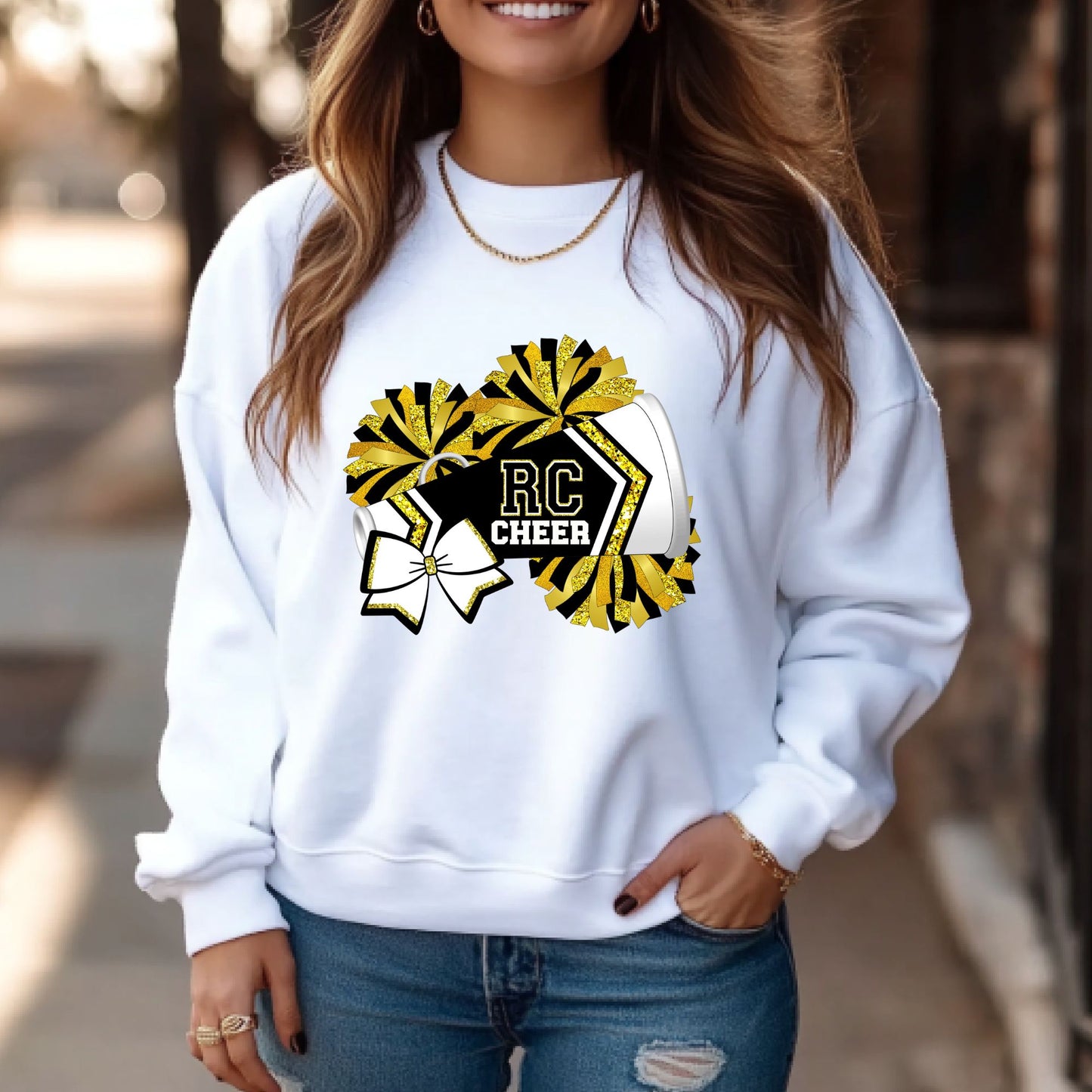 Comets Cheer Spirit Wear - White, Ash Grey Or Black - Gildan