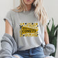 Reed Custer Spirit Wear - Black and Gold Comets Pennant - Sweatshirt or Tshirt - Ash, Sand or White