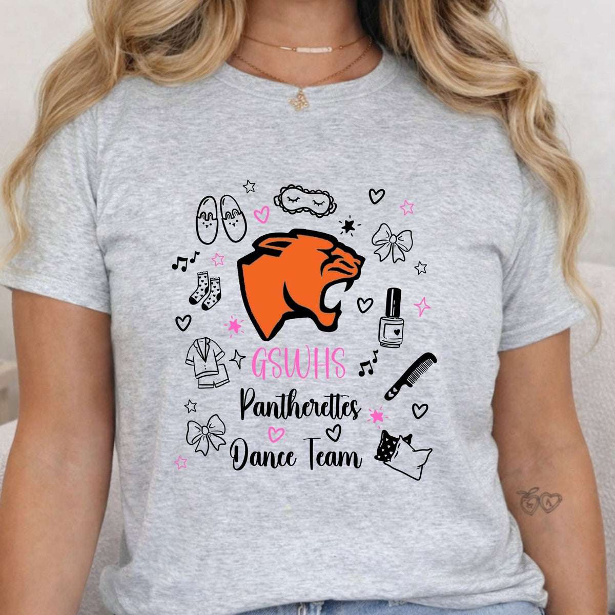 GSWHS Pantherette Spiritwear - Two Designs - Tshirt, Sweatshirt, Hoodie, Sweatpants or Shorts