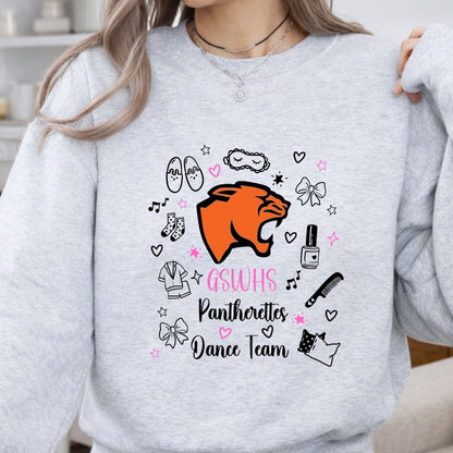 GSWHS Pantherette Spiritwear - Two Designs - Tshirt, Sweatshirt, Hoodie, Sweatpants or Shorts