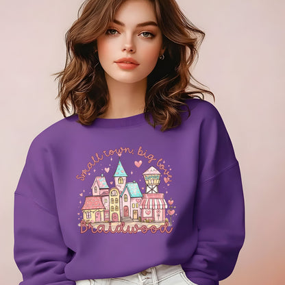 Braidwood Small Town Big Love Gildan Sweatshirt - Many Colors Available!!
