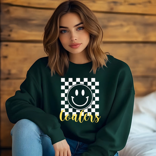 Coal City Coalers Spirit Wear - All Sizes - Forest Green Gildan Sweatshirt