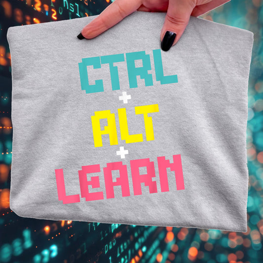 Computer Teacher - Gray or Black Gildan Tshirt - CTRL ALT LEARN