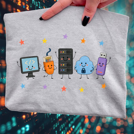 Computer Things Gray or Black Gildan Tshirt