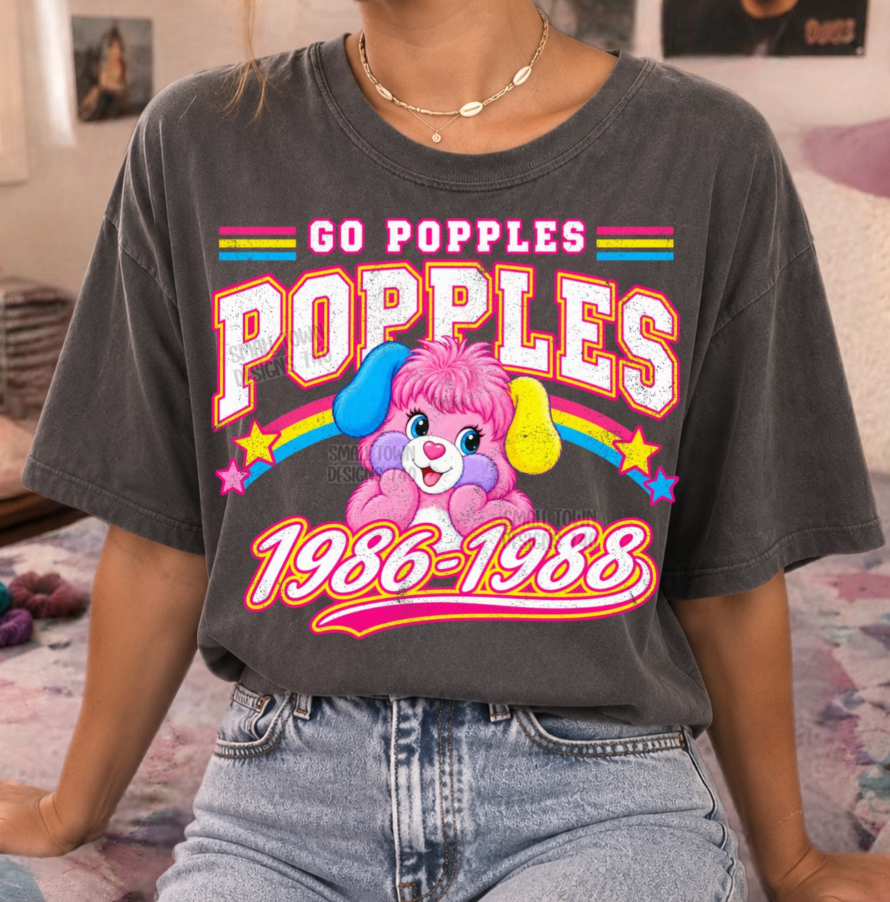 Vintage 80’s Popular TV Shows Tshirts - Gildan Tshirt