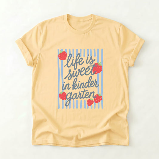 Yellow Haze Gildan Tshirt - Unisex - Kindergarten is Sweet