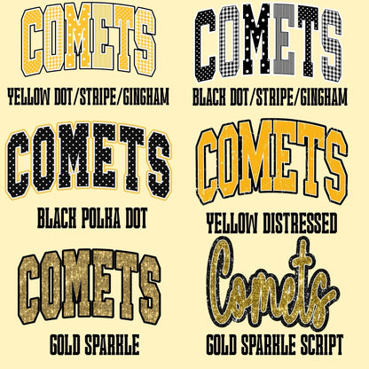Polka Dot Mock Neck Sweatshirt - Choose from Several Comets Designs - Adult