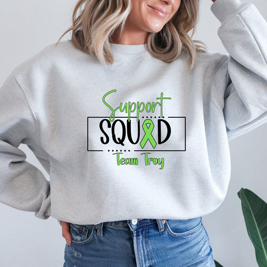 Team Troy - Crew Neck Sweatshirt or Tee - All Sizes